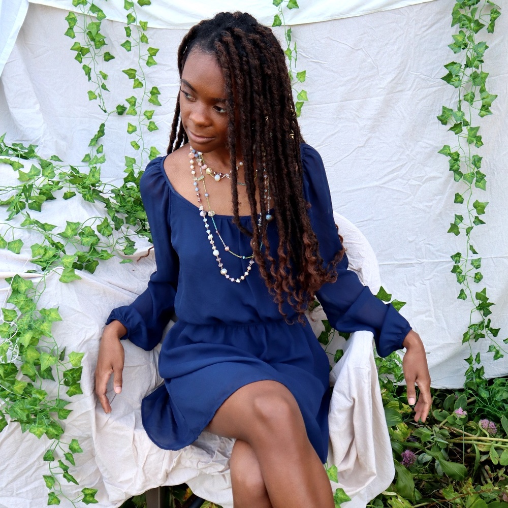 Navy Mini Dress